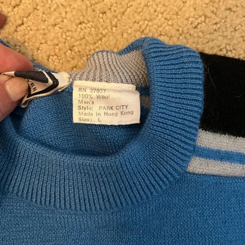 Vintage early 80s Obermeyer wool sweater - Picture 4 of 4